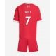 Liverpool Florian Wirtz #7 Hjemmedraktsett Barn 2025-26 Kortermet (+ Korte bukser)